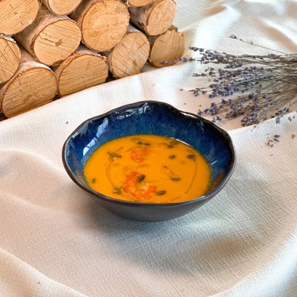 Суп-пюре из тыквы с креветками | Истринская Сыроварня ОЛЕГА СИРОТЫ
