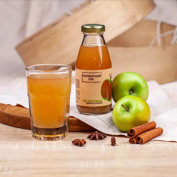 Сок яблочный (без сахара) | Истринская Сыроварня ОЛЕГА СИРОТЫ